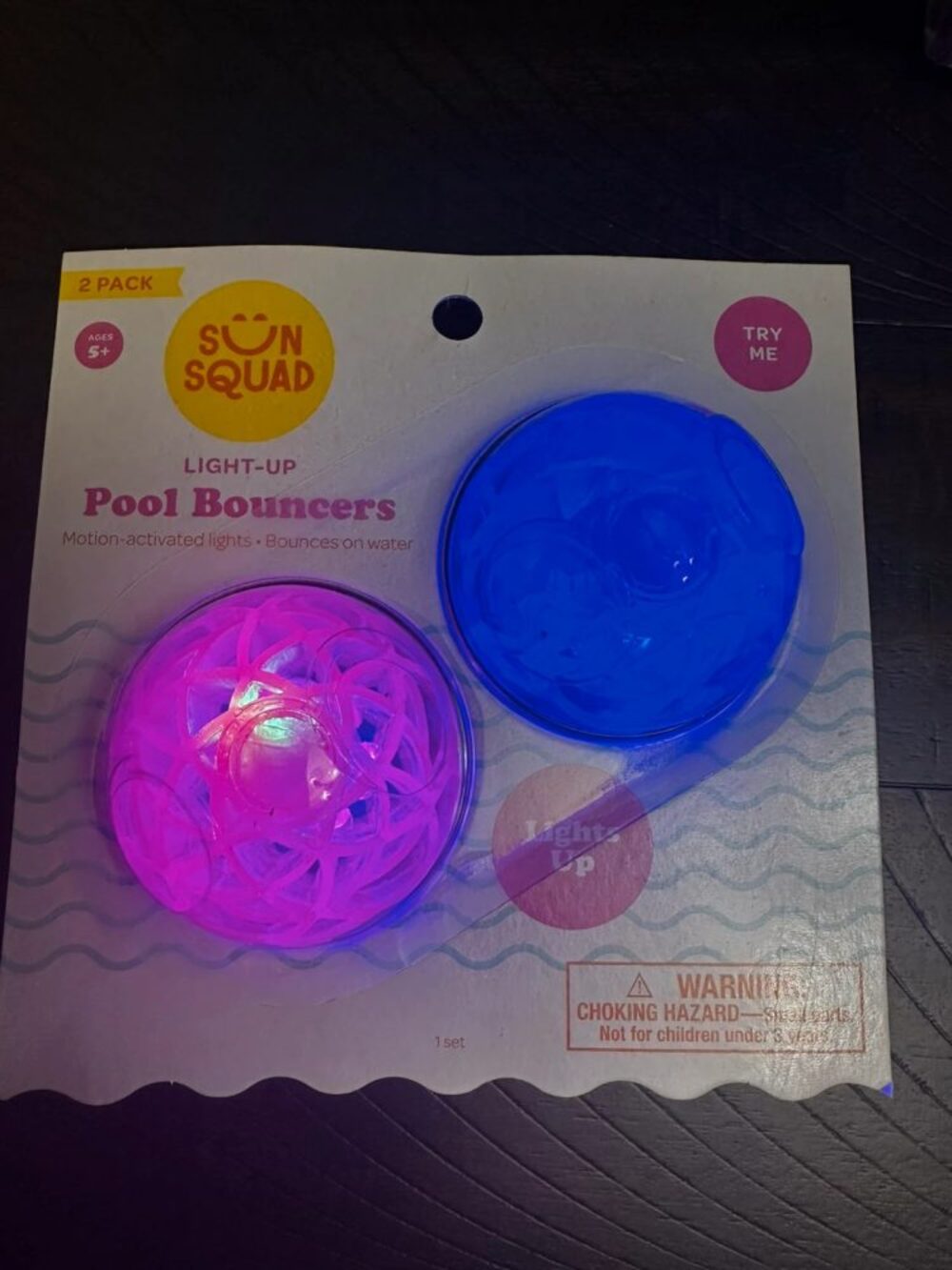 Sun Squad light up pool bouncers